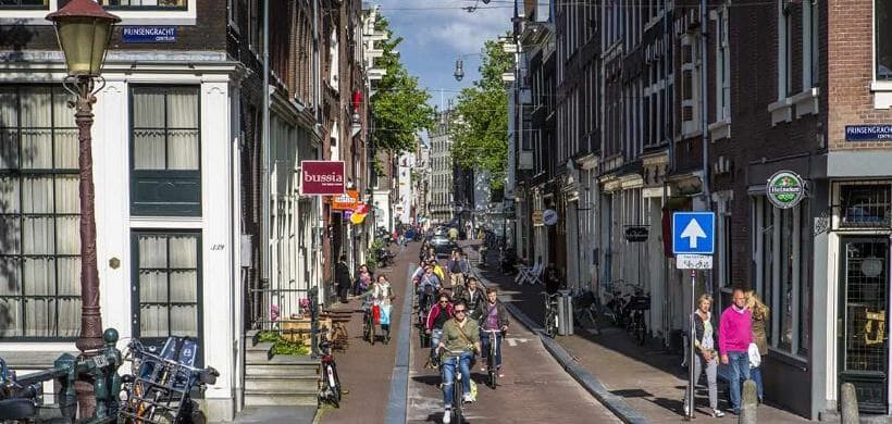 Cycling in Amsterdam.JPG
