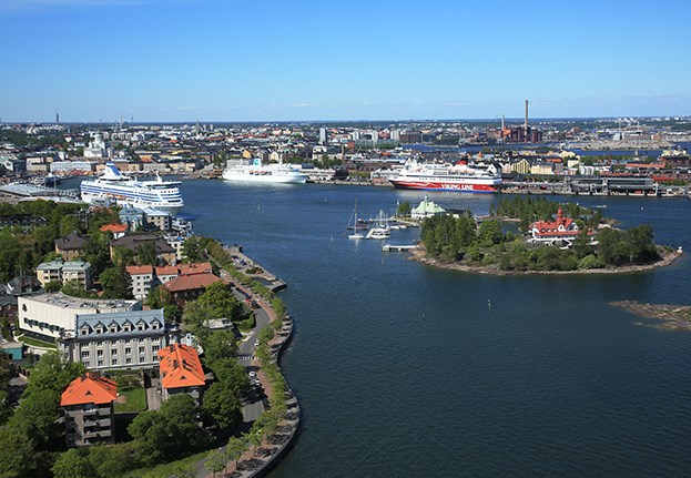 Helsinki city shorelines