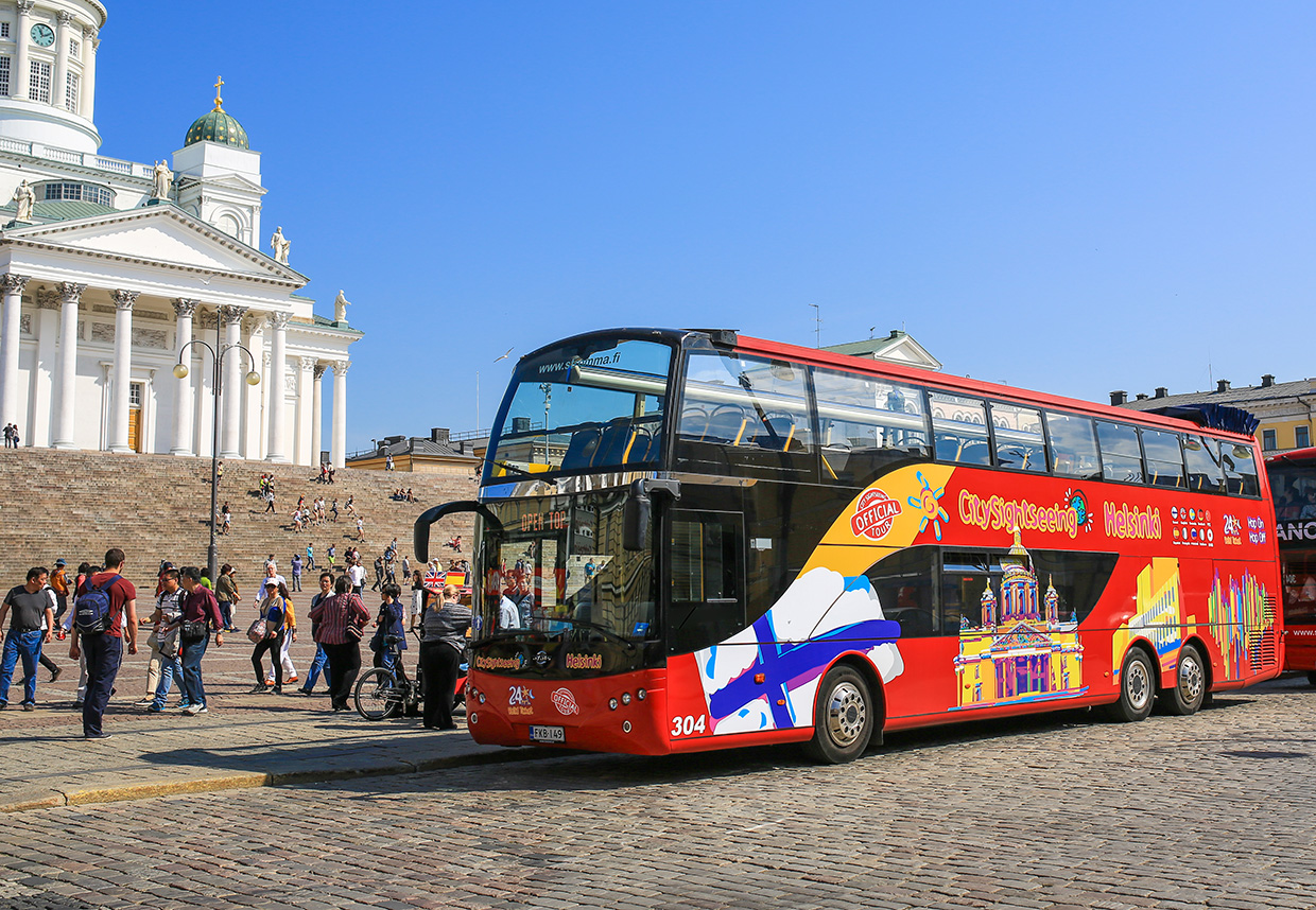 city tour bus finland