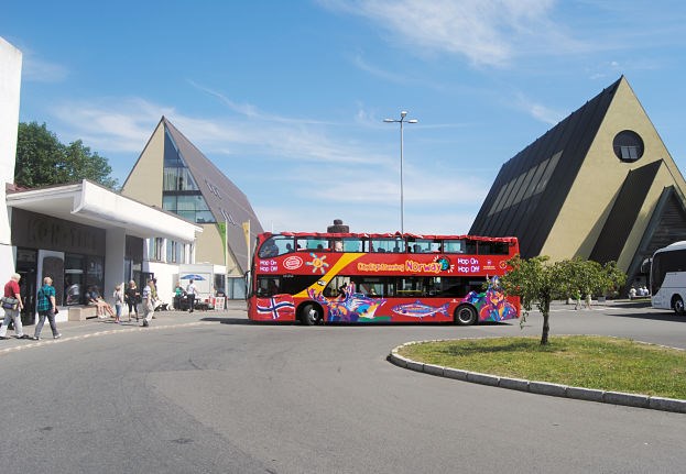 Sightseeing bus in Oslo