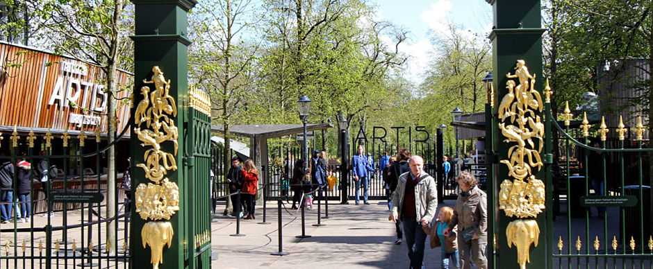 Artis zoo ingang Amsterdam