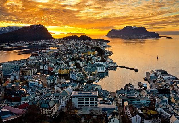 Alesund sunset 
