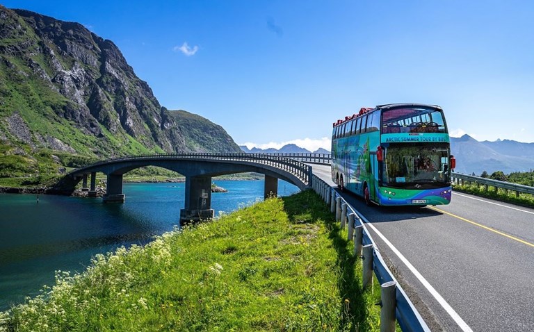 Lofoten Arctic Summer Tour by Bus | Stromma hop on hop off bus