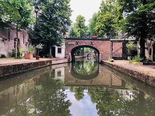A canal in Utrecht, the Netherlands