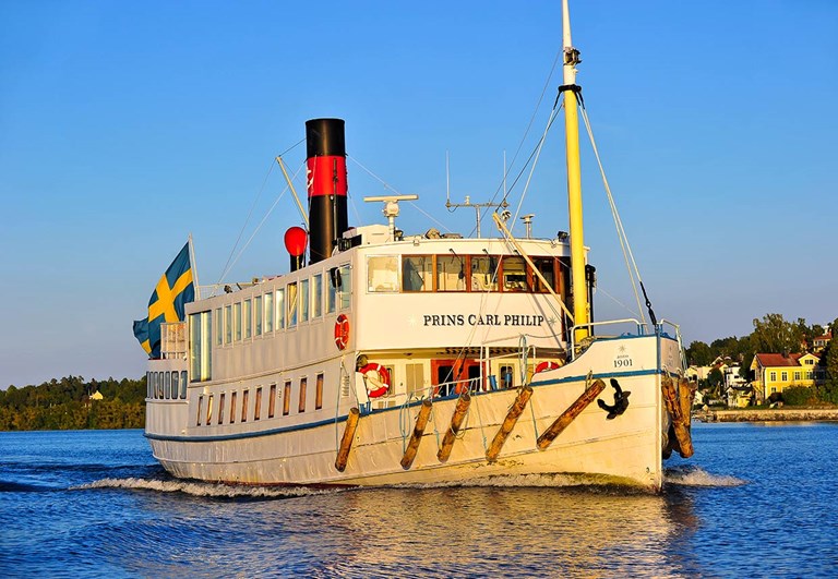 M/S Prins Carl Philip, sommarkväll i Mälaren