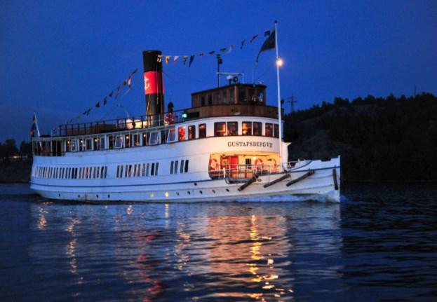 Evening cruise in the archipelago with M/S Gustafsberg VII