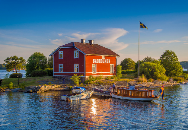 Wedding on Badholmen island