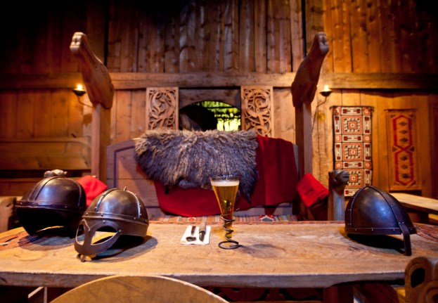 A restaurant in Viking style