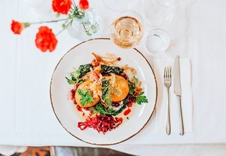 Kroppkakor on board Östanå I during the Archipelago Tour with lunch in the Stockholm archipelago.