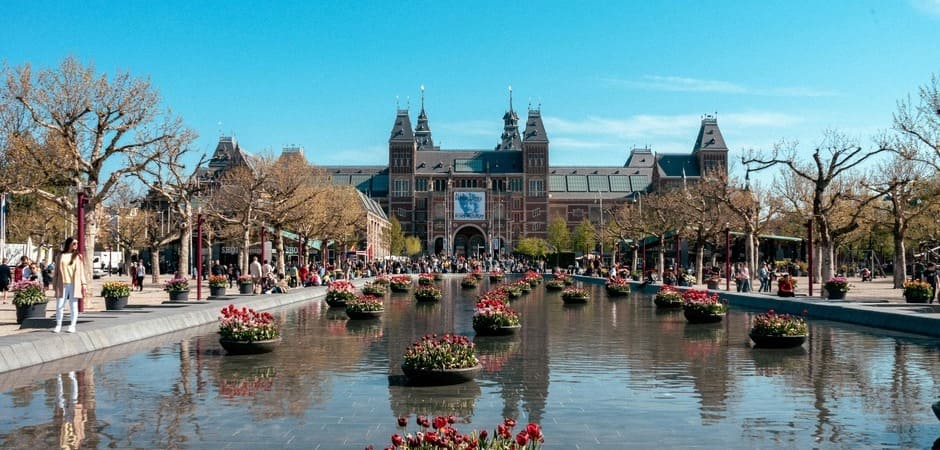 Exterior of the Rijksmuseum in Amsterdam